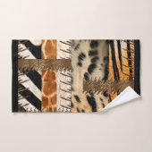 "Patchwork Safari Chic" Bad Handdoek (Handdoek)