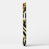 Patchwork Safari: Waterverf Dierenprint. Case-Mate iPhone Case (Achterkant / Rechts)