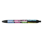 Patchwork Sally Halloween Zwarte Inkt Pen (Achterkant)