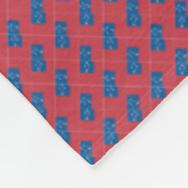 Patchwork Samoa Vlag Patroon Fleece Deken