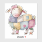 Patchwork Schaap Sticker (Vel)
