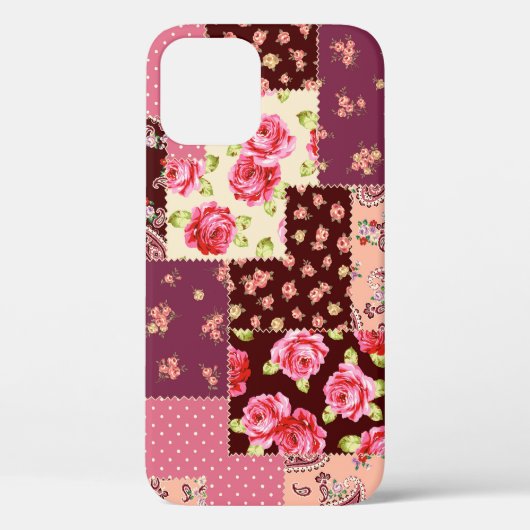 Patchwork Schattige naadloos patroon Case-Mate iPhone Case (Achterkant)