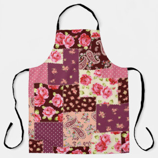 Patchwork Schattige naadloos patroon Schort