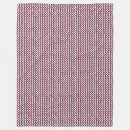 Patchwork Servië Vlag Patroon Fleece Deken