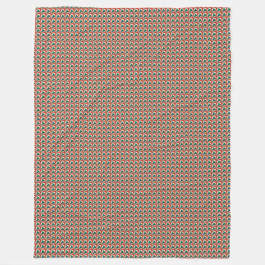 Patchwork Seychellen Vlag Patroon Fleece Deken (Voorkant)