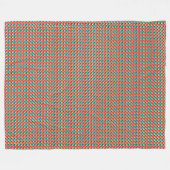 Patchwork Seychellen Vlag Patroon Fleece Deken (Voorkant (Horizontaal))