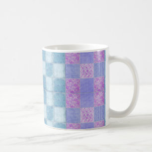 Patchwork Shabby Chic 11 oz Classic White Mok