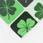 Patchwork Shamrocks Fleece Deken (Hoek)