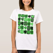 Patchwork Shamrocks T-shirt (Voorkant)