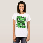 Patchwork Shamrocks T-shirt (Voorkant volledig)