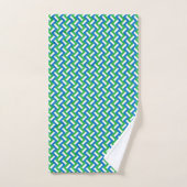 Patchwork Sierra Leone Vlag Patroon Bad Handdoek (Handdoek)