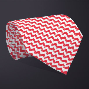 Patchwork Singapore Vlag Patroon Stropdas