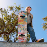 Patchwork Skateboard Girl<br><div class="desc">Maak dit skateboard uw door jouw tekst toe te voegen. Als u toegang wilt krijgen tot geavanceerde bewerkingsgereedschappen, gaat u naar "Deze sjabloon aanpassen" en klikt u op "Details", scrolt u naar beneden en drukt u op de link "Klik om verder aan te passen". Ideaal voor elke Occasie, zoals een...</div>