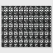 Patchwork Skull Cadeaupapier (Vlak)