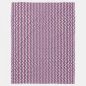 Patchwork Slovenië Vlag Patroon Fleece Deken (Voorkant)