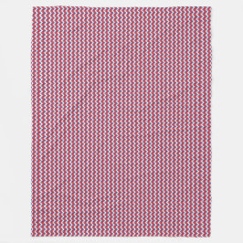 Patchwork Slowakije Vlag Patroon Fleece Deken