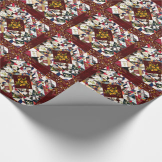  patchwork sluit Floral Wrapping Paper af Cadeaupapier