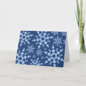 Patchwork Snowflake Blizzard Feestdagen Kaart (Voorkant)