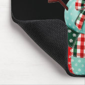 Patchwork Snowman Christmas Preppy Cute Xmas Men W Muismat (Hoek)