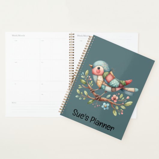 Patchwork Songbird op Blooming Branch Planner (Display)