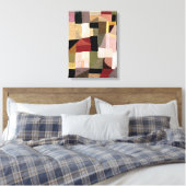 Patchwork (Son's Cradle) | Sonia Delaunay | Canvas Afdruk (Insitu (Slaapkamer))