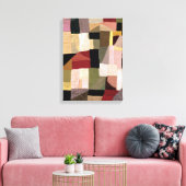 Patchwork (Son's Cradle) | Sonia Delaunay | Canvas Afdruk (Insitu (Woonkamer))