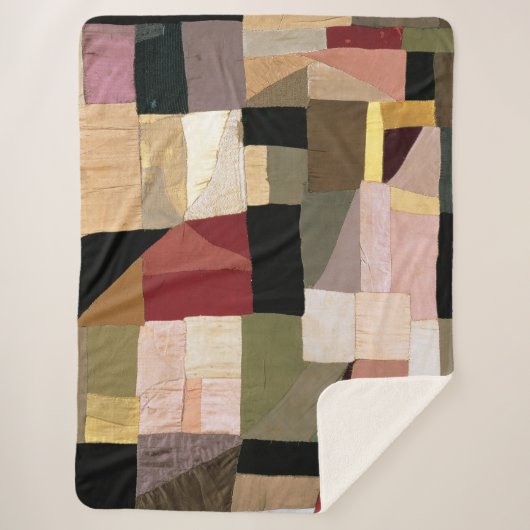Patchwork (Son's Cradle) | Sonia Delaunay | Sherpa Deken (Voorkant)