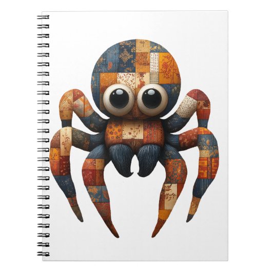Patchwork Spider Notitieboek (Voorkant)
