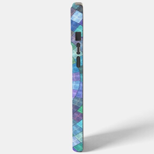 Patchwork Spiraal Quilt iphone Stoer Case-Mate iPhone Case (Achterkant / Links)