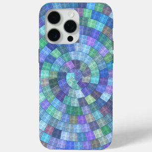 Patchwork Spiral Quilt Hoest iPhone 15 Pro Max Hoesje