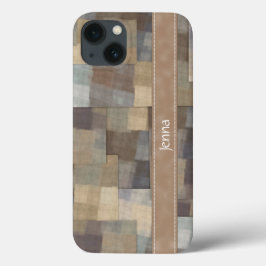 Patchwork Squares iPhone 13 Hoesje