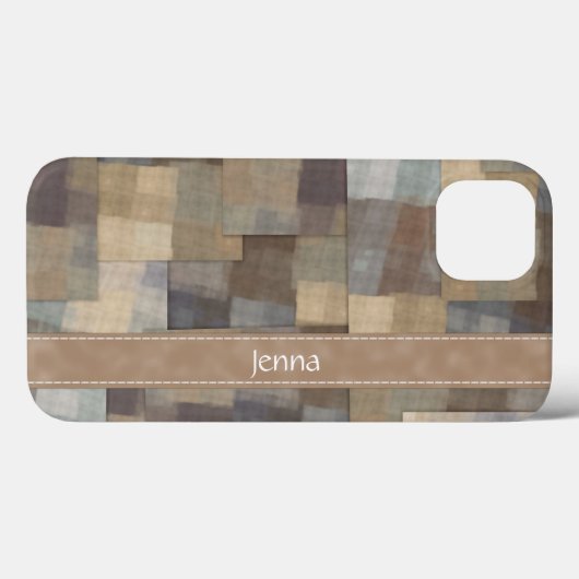 Patchwork Squares Case-Mate iPhone Case (Achterkant (horizontaal))