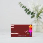 Patchwork Standard, 3,5 x 2,0-inch Visitekaartje (Staand voorkant)