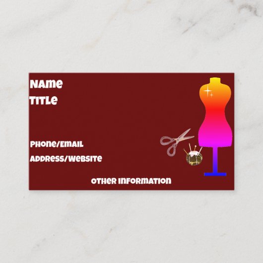 Patchwork Standard, 3,5 x 2,0-inch Visitekaartje (Voorkant)