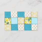 Patchwork Standard, 3,5 x 2,0-inch Visitekaartje (Achterkant)