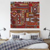 Patchwork stijl geborduurde etnische print (Insitu (Slaapkamer))