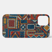 Patchwork stijl geborduurde print Case-Mate iPhone case (Achterkant (horizontaal))