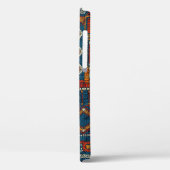 Patchwork stijl geborduurde print Case-Mate iPhone case (Achterkant / Links)
