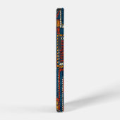 Patchwork stijl geborduurde print iPhone hoesje (Rechterkant)