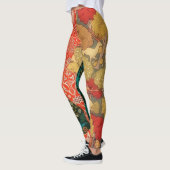 Patchwork  stijl Quilt Art Leggings (Links)