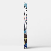 Patchwork stijl, waterverf collage patroon. Case-Mate iPhone case (Achterkant / Links)
