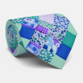 Patchwork Stropdas (Opgerold)