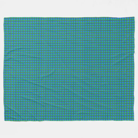 Patchwork Tanzania Vlag Patroon Fleece Deken (Voorkant (Horizontaal))