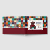 Patchwork Teddy Bear, Baby shower Gastenboek (Volledig)
