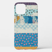 Patchwork Tegels Naadloos Patroonontwerp Case-Mate iPhone Case (Achterkant)