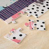 Patchwork Tegels Naadloos Patroonontwerp Legpuzzel (Zijkant)