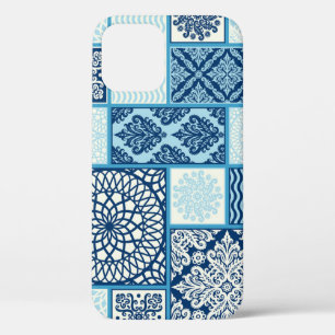 Patchwork tegels, naadloze achtergrond. Case-Mate iPhone case