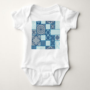 Patchwork tegels, naadloze achtergrond. romper