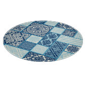 Patchwork tegels, naadloze achtergrond. snijplank (Hoek)
