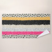 Patchwork Tegels: Veelzijdig naadloos ontwerp. Badhanddoek (Badhanddoek)